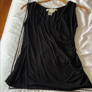 Studio M black crossover top size small